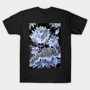 Blue Lotus Illustration T-Shirt